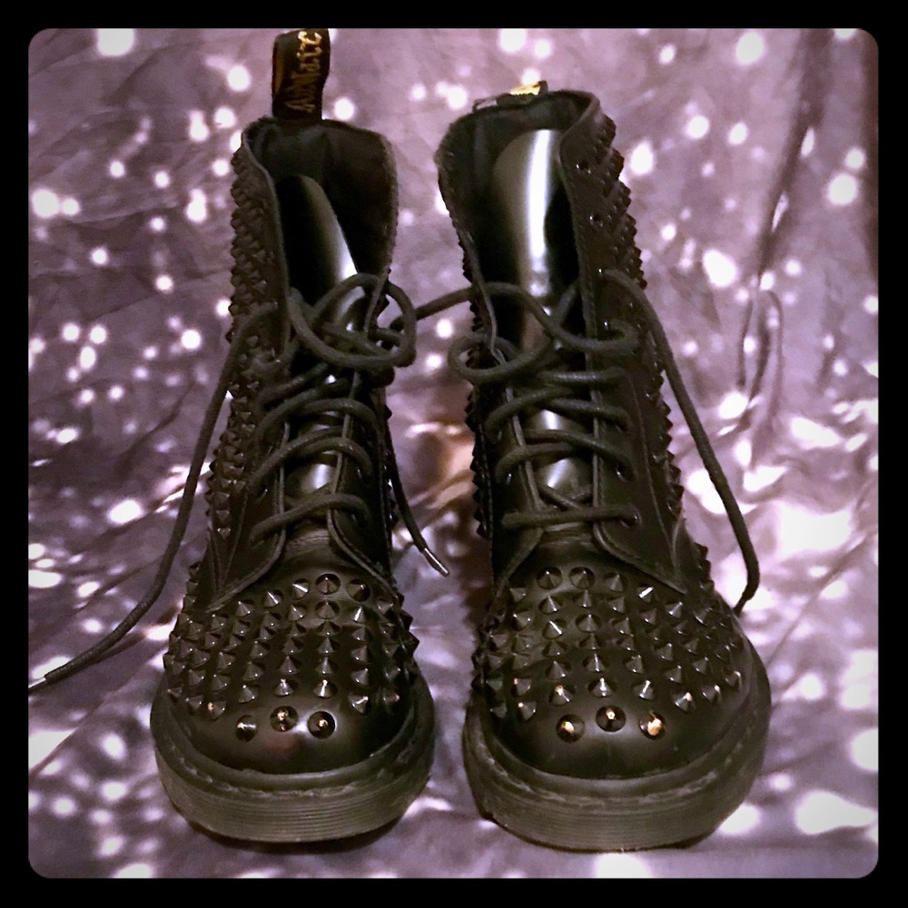 Black studded “Spike” Dr. Martens